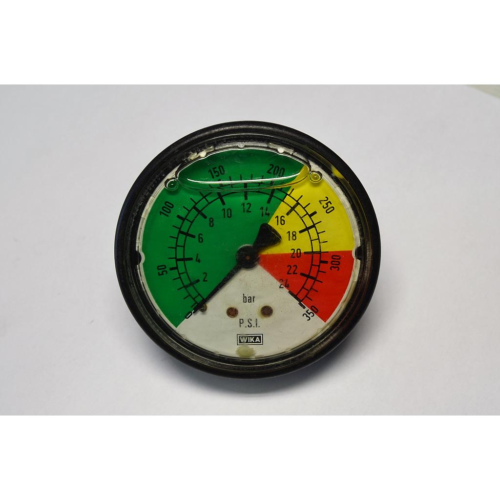 Manometer lin 0-25 bar dia. 63 achter